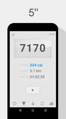 Step Counter - Calorie Counter android App screenshot 2